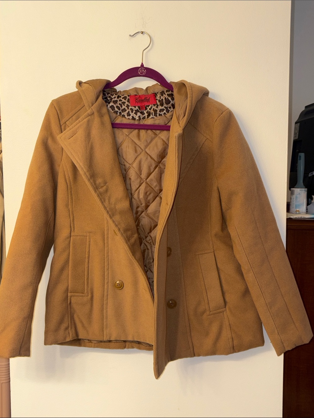 Excelled Designs Hooded Quilted Coat